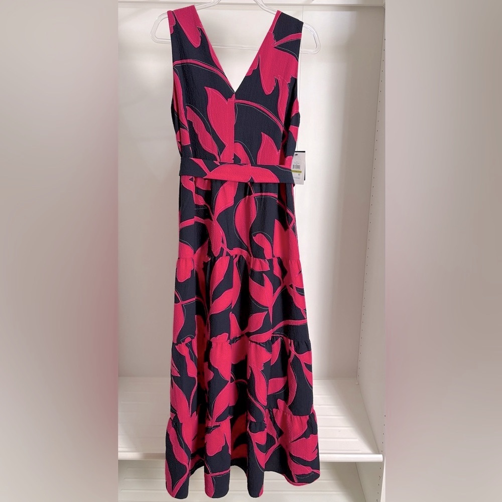 Dkny Sleeveless V-Neck Sundress - Picture 3 of 5